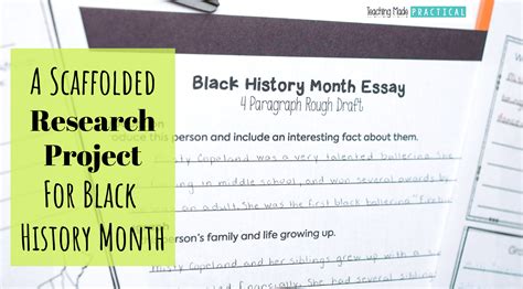 A Black History Month Research Project For 3rd 3rd Grade Research Paper Outline - 3rd Grade Research Paper Outline