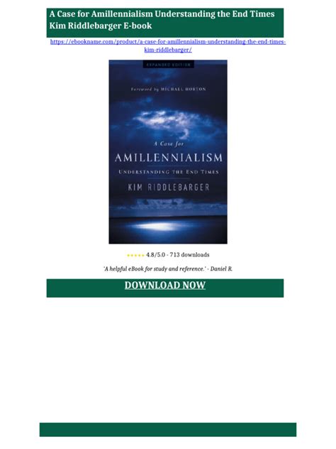 A Case For Amillennialism