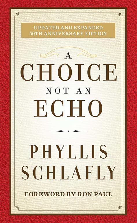 A Choice Not An Echo