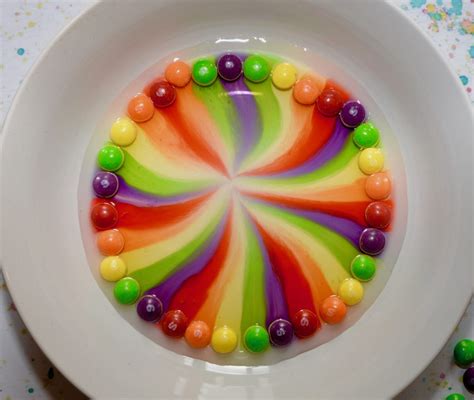 A Colorful Skittles Science Experiment For Kids Mommy Skittle Color Science - Skittle Color Science