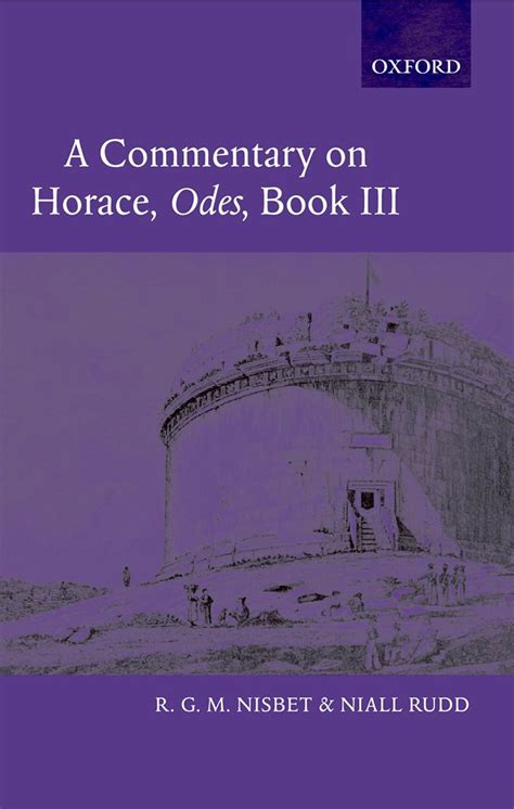 A Commentary On Horace Odes Book I