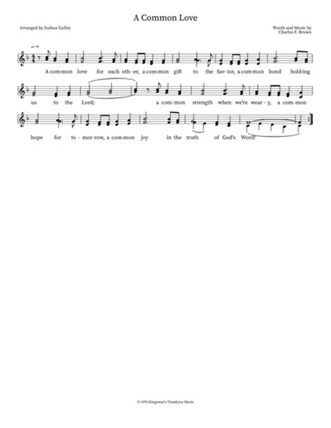 A Common Love Score
