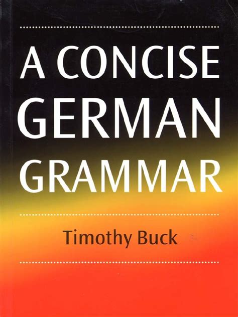 A Concise German Grammar