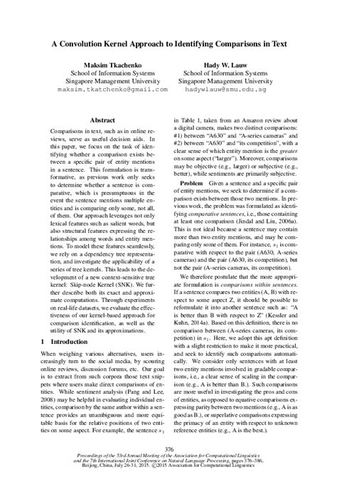 a convolution kernel approach to identifying comparisons