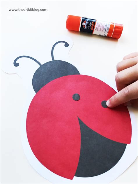A Cute Ladybug Craft Preschool Kids Will Love Ladybug Pattern For Preschool - Ladybug Pattern For Preschool