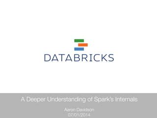 A Deeper Understanding Of Spark S Internals