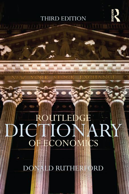 A Dictionary Of Economics 3rd Edition
