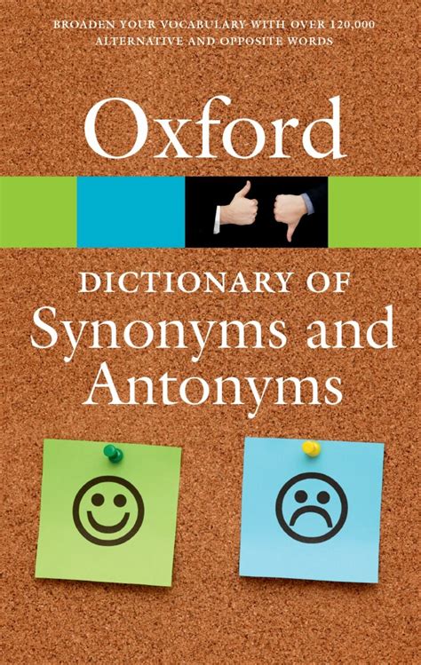 A Dictionary Of Synonyms And Antonyms