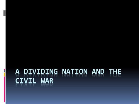 A Dividing Nation 2