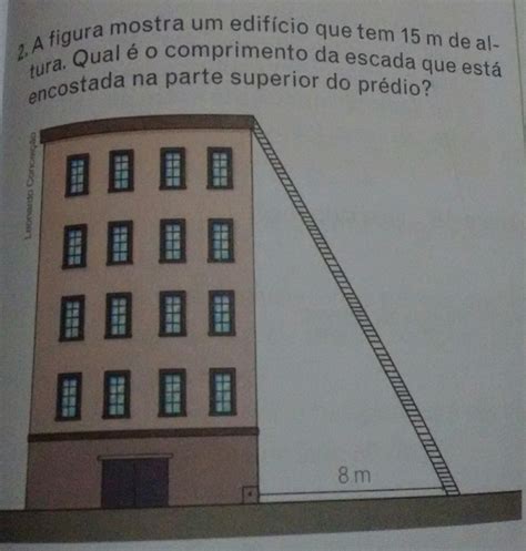 A Figura Mostra Um Edificio Que Tem 15m De Altura