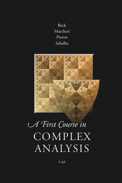 A First Course In Complex Analysis With Applications Zill