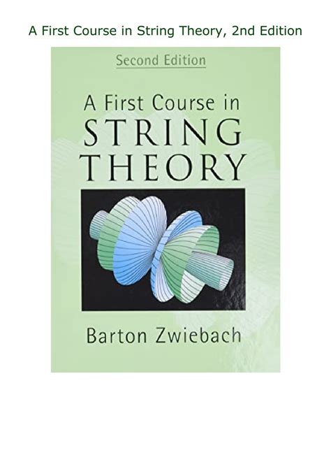 A First Course In String Theory Pdf Download Raiisa
