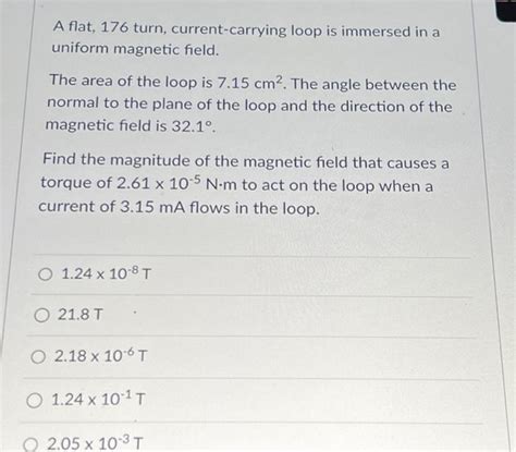 A Flat Turn Current Carrying Loop