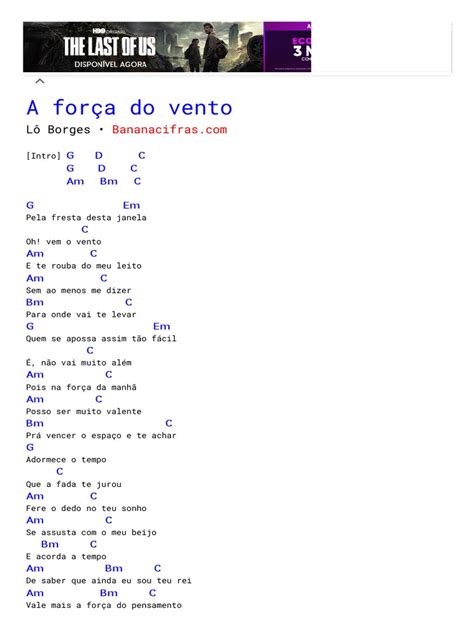 A Forca Do Vento Lo Borges