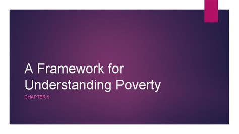 A Framework Understanding Poverty Chapter 3 Quiz Pdf