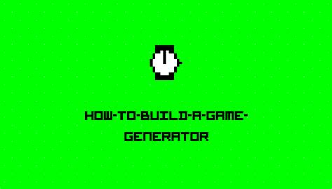 a game generator dlaq