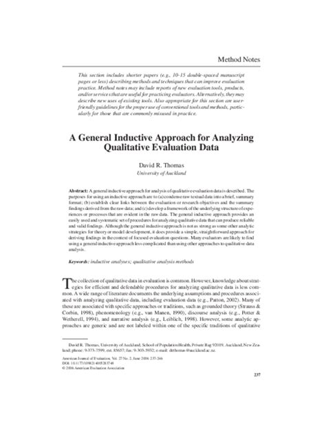 a general inductive approach for analyzing qualitative