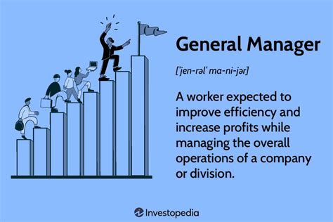 A General Manager Is Someone Who Is Responsible For Managing