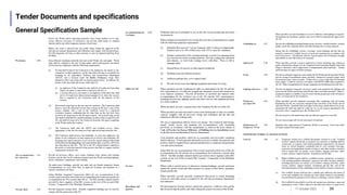 A General Specification Tender Description