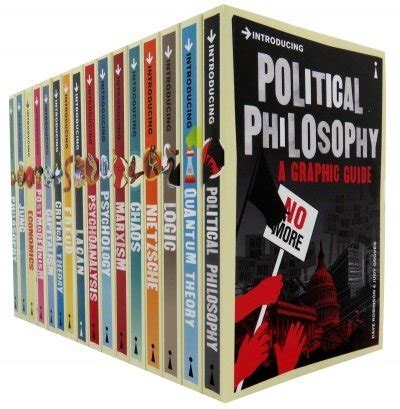 A Graphic Guide Introducing 16 Books Collection Set Titles In The Set Introducing Logic Chaos Lacan Postmodernism Quantum Theory Nietzsche Critical Theory Political Philosophy Freud Psychology Philosophy Capitalism Marxism Economics Jung Psychoanalysis