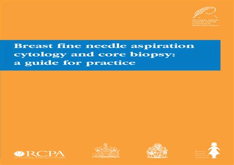 a guide for practice cytology and core biopsy: Breast …