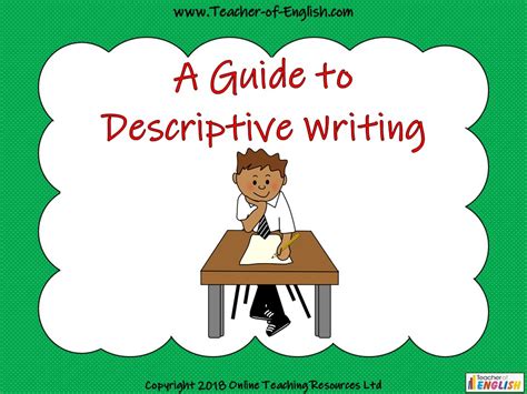 A Guide To Descriptive Writing Writing Forward Creative Writing Descriptive Words - Creative Writing Descriptive Words