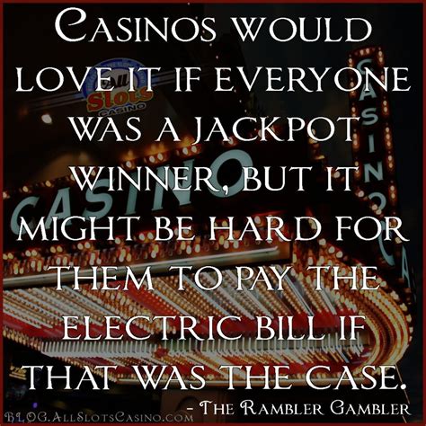 a jackpot at a casino verse
