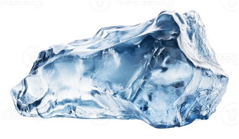 A Large Chunk Of Ice Afloat In The Ocean