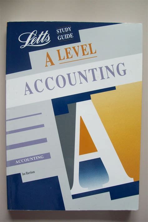 A Level Accounting Letts A Level