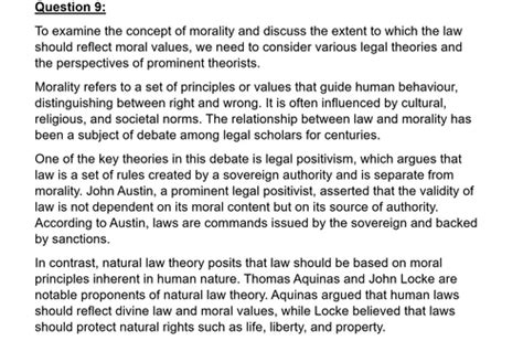 A Level Law Question Paper Unit 04 Criminal Law