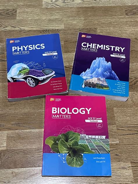 A Level Science Textbooks