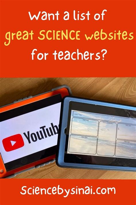 A List Of Super Websites For Science Teachers Middle School Science Resources - Middle School Science Resources