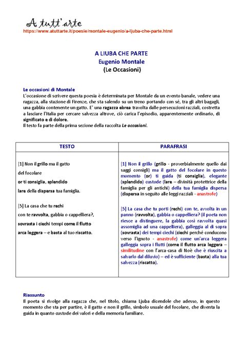 A Liuba Che Parte