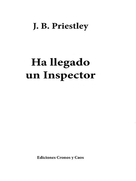 a llegado un inspector pdf