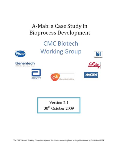 A Mab A Case Study In Bioprocess Development