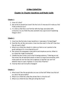 A Man Called Ove Chapter Summaries