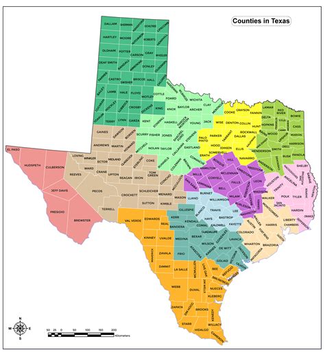 a map of texas