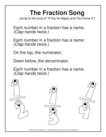 A Math Rhyme For Quot Fraction Hate Quot Math Rhymes - Math Rhymes