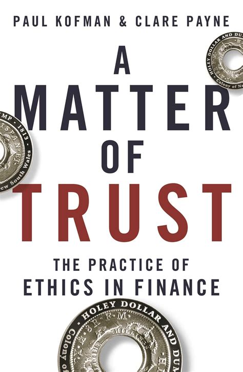 A Matter Of Trust Book Summary