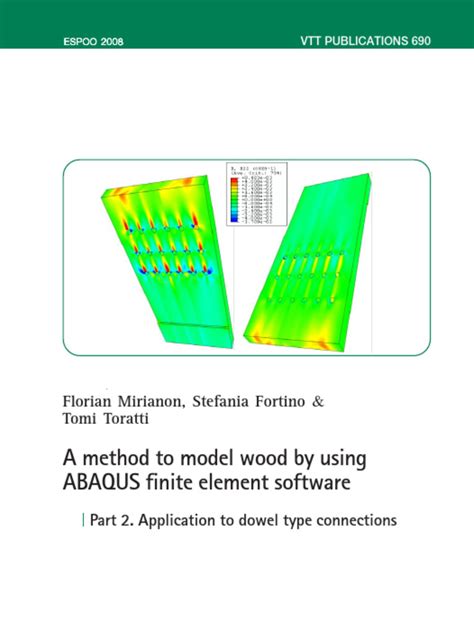 A Method To Model Wood By Using Abaqus Finite Element Software