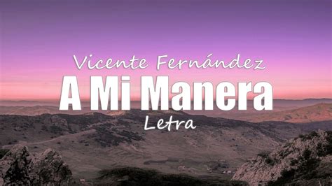 A Mi Manera