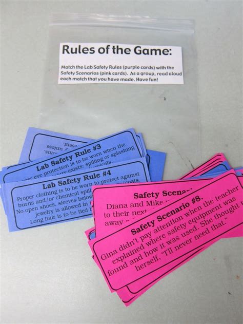 A Middle School Survival Guide Lab Safety Lab Safety Activities For Middle School - Lab Safety Activities For Middle School