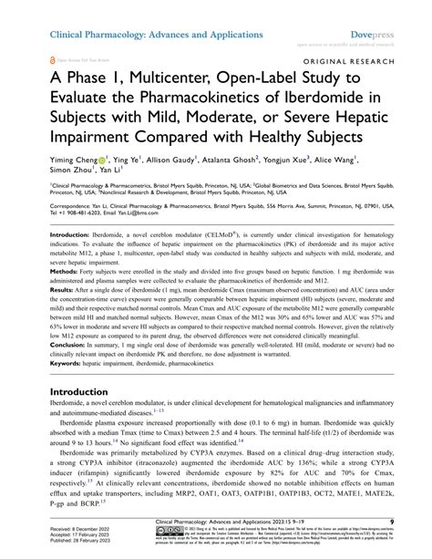 A Multicenter Open Label Study Of An Intravenous Short