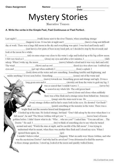A Mysterious Story Poem Worksheet For 1st 3rd Narrative Poems For 3rd Grade - Narrative Poems For 3rd Grade