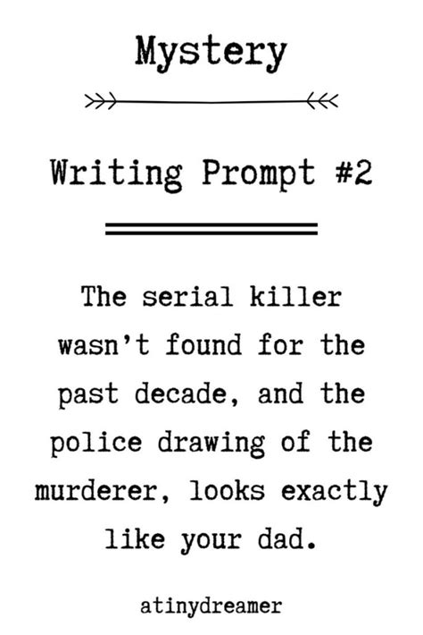 A Mystery Writing Prompt Mystery Writing Prompt - Mystery Writing Prompt