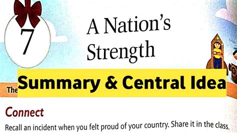 A Nation X27 S Strength Summary And Composition A Nations Strength Poem - A Nations Strength Poem