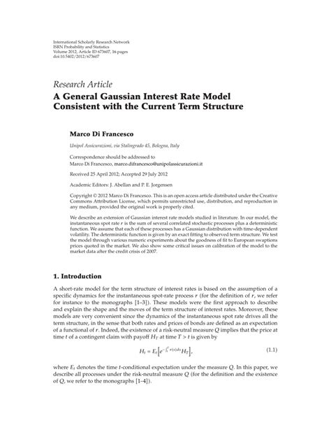 A Ne Interest Rate Models Theory And Practice