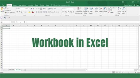 A New Excel Workbook Uses The Default Theme Named