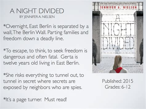A Night Divided Summary