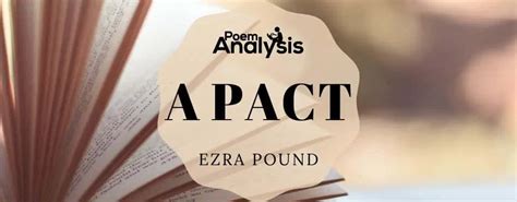 A Pact Ezra Pound Analysis